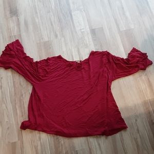 Red blouse